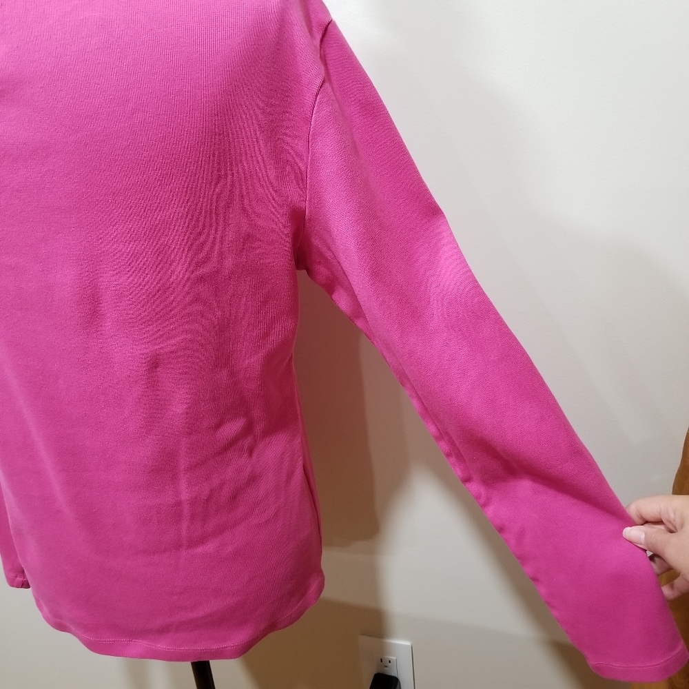 TOMMY HILFIGER V-Neck Sweater Color Pink, SIZE XL/TG. - Picture 10 of 14